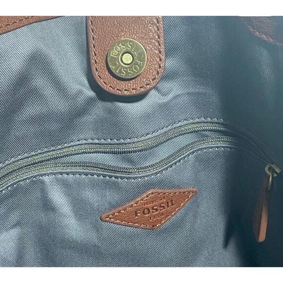 Vintage Fossil Gwen Shopper Tote Leather - Picture 10 of 16